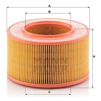 MANN FILTER Vzduchový filtr C 1996 – Hledejceny.cz