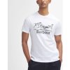 Pánské Tričko Barbour Field Dog Graphic T-Shirt White