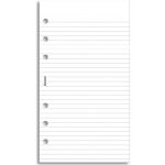 Filofax Náhradní náplň pro A6 linkovaná 100 listů – Zboží Mobilmania