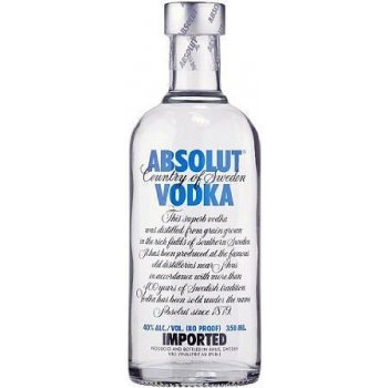 Absolut Blue Vodka 40% 0,35 l (holá láhev)