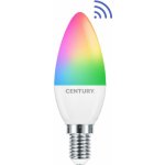 Century CEN M1SMA-061400 LED CANDLE SMART WIFI 6W E14 CCT RGB/2700-6500K 180d DIM Tuya WiFi – Zboží Mobilmania