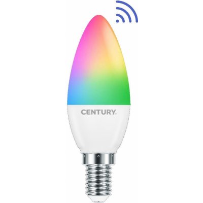 Century CEN M1SMA-061400 LED CANDLE SMART WIFI 6W E14 CCT RGB/2700-6500K 180d DIM Tuya WiFi – Zboží Mobilmania