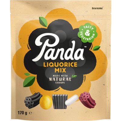 DANFOOD Bonbony Panda lékořicové mix 170 g