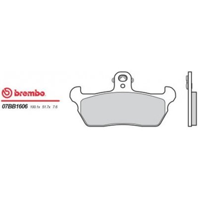 Přední brzdové destičky Brembo Moto Morini 400 DART 1990 - směs 06 | Zboží Auto