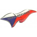 Amicar Samolepící vlající vlajka České republiky 90 x 40 mm, 3D efekt – Zboží Dáma