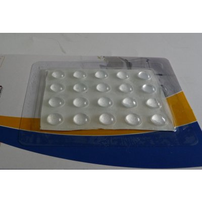 Eprodoma tlumič nárazu 20 ks silikon 8 mm samolepící – Zboží Mobilmania