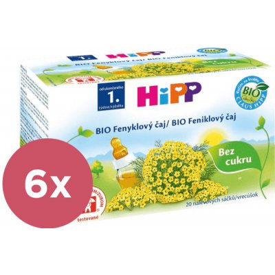 HiPP BIO Fenyklový 6 x 20x 1,5 g – Zbozi.Blesk.cz