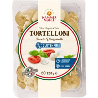Hammermühle Bezlepkové Tortelloni mozarella & rajčata 250 g – Zboží Dáma
