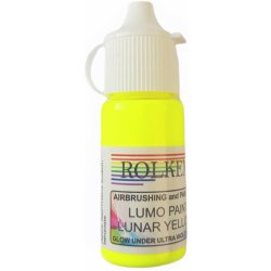 Rolkem Neonová fluorescenční gelová barva Lunal Yellow 15 ml