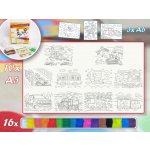 Radost v písku Velká sada TECHNIKA Barevné pískování obrázků – Zboží Dáma