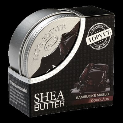 Topvet Bambucké máslo shea butter 100% s čokoládou 100 ml