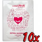 SuperLove Natural Waterbased Lubricant 4 ml 10 pack – Zbozi.Blesk.cz