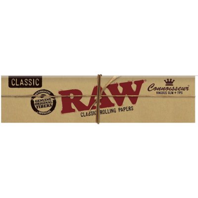 Raw Connoisseur King Size Slim papírky a filtry 32 listů – Zboží Mobilmania