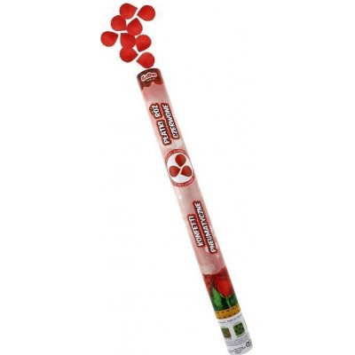 Vystřelovací konfety Červené okvětní lístky – Zboží Dáma