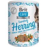 Brit Care Snack Superfruits Herring Dospělé, sterilizované kočky 100 g – Zboží Mobilmania