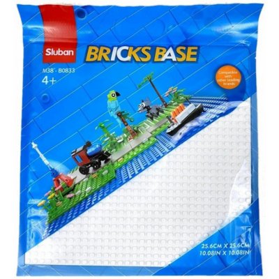 Sluban B0833A Základní deska 25.6 x 25.6 cm béžová – Zboží Dáma