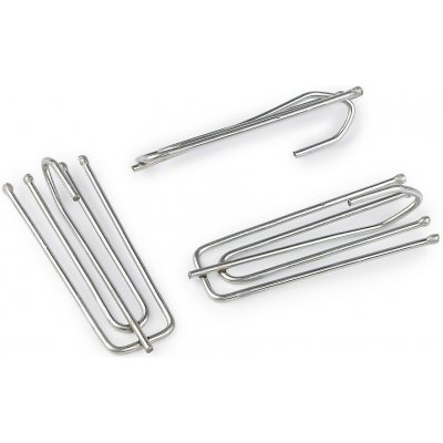 Prima-obchod Kovový háček na záclonovky, barva nikl – Zboží Dáma