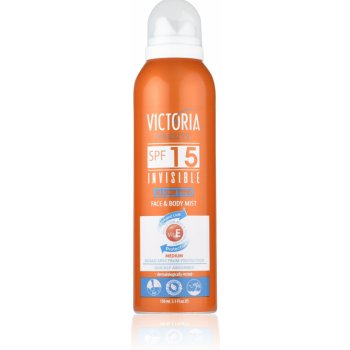 Victoria Beauty ochranný pleťový a tělový spray SPF15 s vitamínem E 150 ml