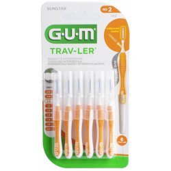 GUM Trav-Ler mezizubní kartáčky 0,9 mm 6 ks