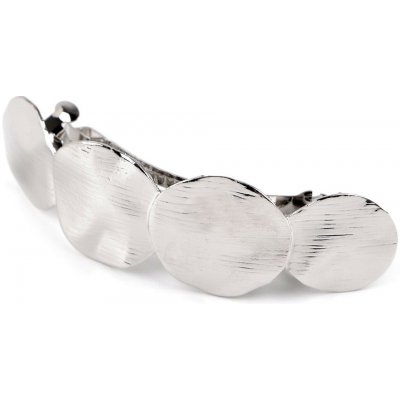 Francouzská spona do vlasů Varianta: 2 stříbrná, Balení: 1 ks – Hledejceny.cz