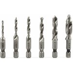 Sada závitových vrtáků HSS M3 - M10 6ks, Geko G38117 – Sleviste.cz