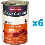 Animonda Gran Carno Junior Kuře & Králík 6 x 400 g