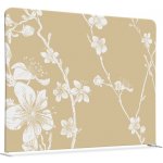 Jansen Display Potištěná látková dělící stěna 150-150 Oboustranný Japonské třešňové květy béžové, 1500 x 1500 mm – Zboží Živě