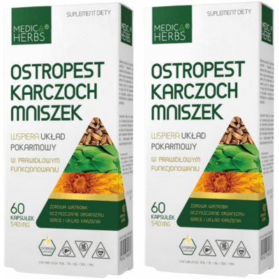 Sonstige Ostropestřec Mariánský Artyčok Smetánka Lékařská Zdravá Játra 540mg 120 Kapslí