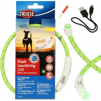 Trixie obojek Svítící kroužek USB – Zbozi.Blesk.cz