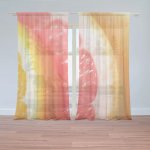Sablio Záclony Citrusy: 2ks 150x250cm – Hledejceny.cz