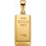 Luxur přívěsek Bullion ze žlutého zlata 585 14 2 1421.0Z00.0.00.000.23 – Hledejceny.cz