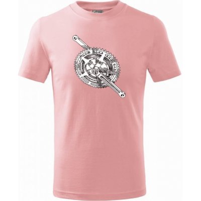 Cyklo převodník tričko dětské bavlněné růžová – Zboží Mobilmania