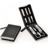 Kosmetické nůžky Three Seven manikúrní set DESIGN 6 nástrojů černá