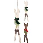 Koopman International Vianočná dekorácia Lyže na zavesenie 80 cm, mix /1ks – Hledejceny.cz