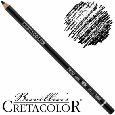 Cretacolor Nero olejový uhel v tužce měkký – Zbozi.Blesk.cz