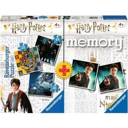 RAVENSBURGER Harry Potter 3v1 25,36,49 dílků + pexeso