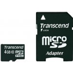 Transcend microSDHC 4 GB Class 10 TS4GUSDHC10 – Hledejceny.cz