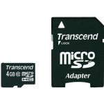 Transcend microSDHC 4 GB Class 10 TS4GUSDHC10 – Zboží Živě