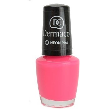 Dermacol lak na nehty Neon Polish 03 pink 5 ml