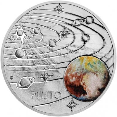 Česká mincovna Stříbrná mince Mléčná dráha Pluto proof 1 oz