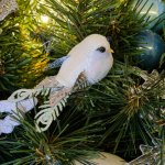 DECOLED Dekorace ptáček bílý 9x4 cm 2ks bal. – Zbozi.Blesk.cz