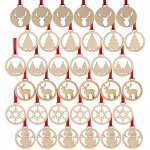 Ruhhy Dřevěné ozdoby 36 ks. 24855 – Hledejceny.cz