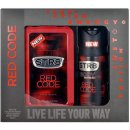 STR8 Red Code voda po holení 100 ml + deospray 150 ml dárková sada