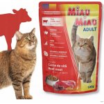 Miau Miau Adult Beef 100 g – Zboží Mobilmania
