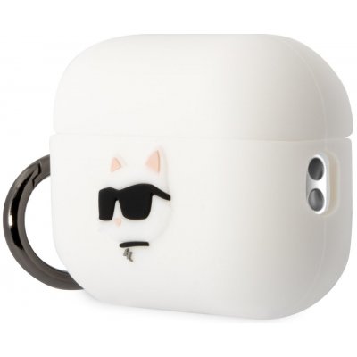 Karl Lagerfeld AirPods Pro 2 cover Silicone Choupette Head 3D KLAP2RUNCHH – Zboží Mobilmania