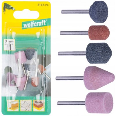 Wolfcraft 5 Keramických brusných tělísek10-20mm stopka 3mm 2142000 – Zboží Dáma