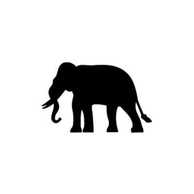 Slon plastová šablona 150 D 29x29cm – Hledejceny.cz