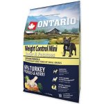 Ontario Mini Weight Control Turkey & Potatoes 6,5 kg – Hledejceny.cz