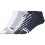 LIVERGY Pánské nízké ponožky s BIO bavlnou, 5 párů (39/42, šedá / bílá / námořnická modrá) – Zboží Mobilmania