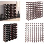 Vidaxl Stojan na víno na 72 lahví hnědý masivní borové dřevo, 340894 HangarStore.cz – Hledejceny.cz